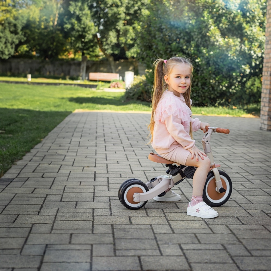 PETITE&MARS - Driewieler voor kinderen 5in1 TURBO Desert Sand