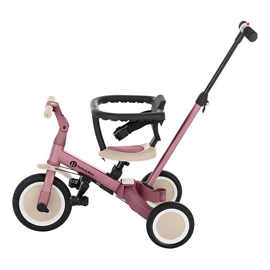 PETITE&MARS - Driewieler voor kinderen 5in1 TURBO Dusty Roos