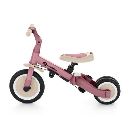 PETITE&MARS - Driewieler voor kinderen 5in1 TURBO Dusty Roos
