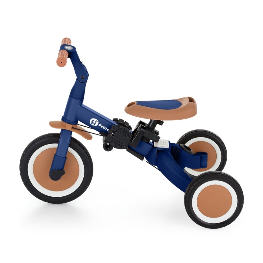 PETITE&MARS - Driewieler voor kinderen 5in1 TURBO Enigmatic Blue