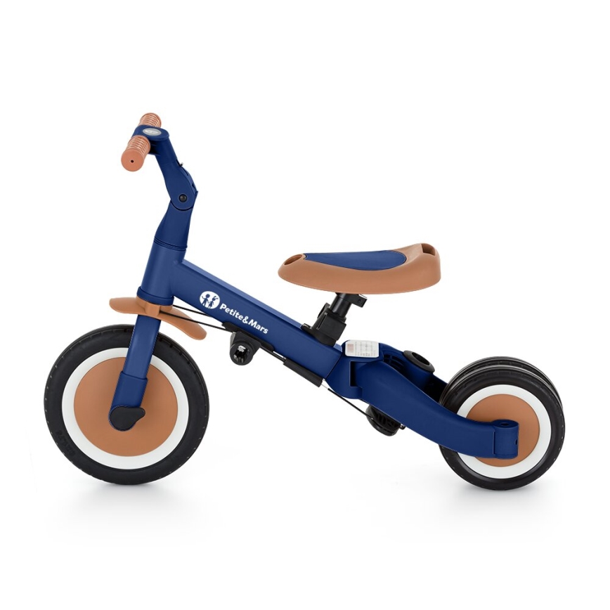 PETITE&MARS - Driewieler voor kinderen 5in1 TURBO Enigmatic Blue