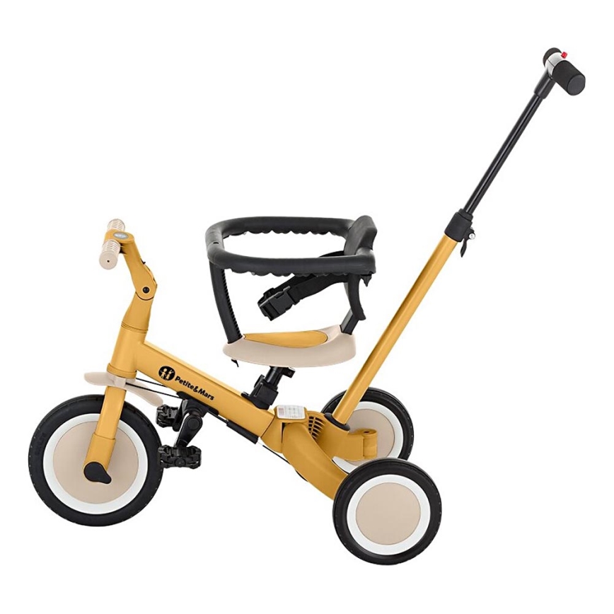 PETITE&MARS - Driewieler voor kinderen 5in1 TURBO Intense Ochre