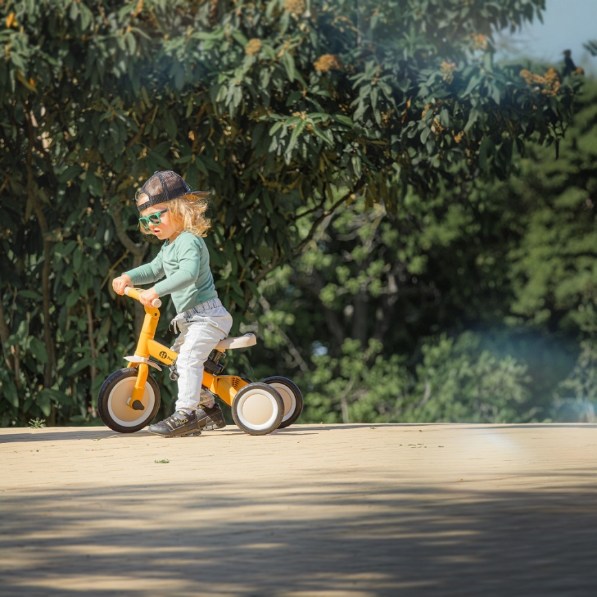 PETITE&MARS - Driewieler voor kinderen 5in1 TURBO Intense Ochre
