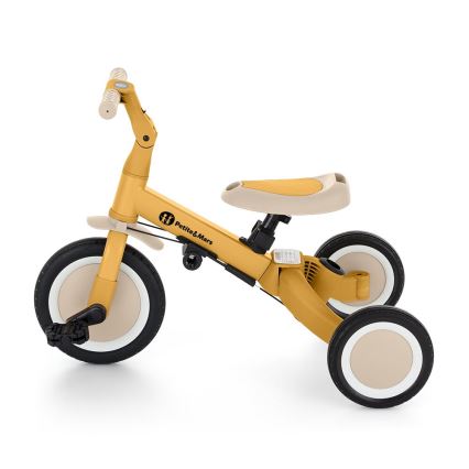 PETITE&MARS - Driewieler voor kinderen 5in1 TURBO Intense Ochre