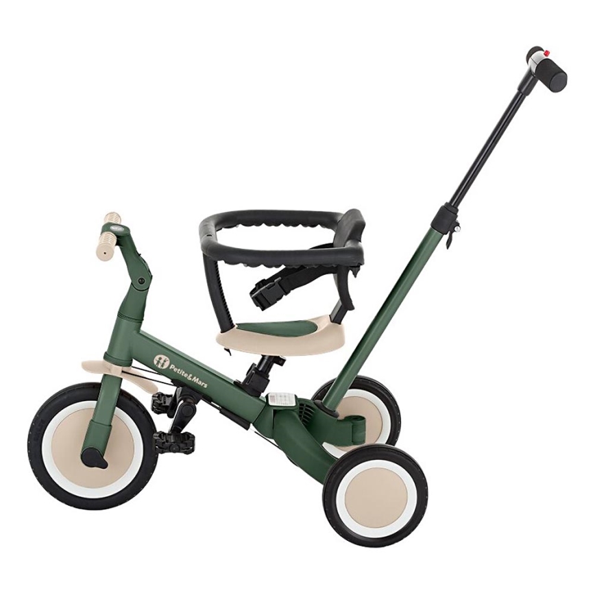 PETITE&MARS - Driewieler voor kinderen 5in1 TURBO Misty Green