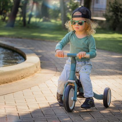 PETITE&MARS - Driewieler voor kinderen 5in1 TURBO Misty Green