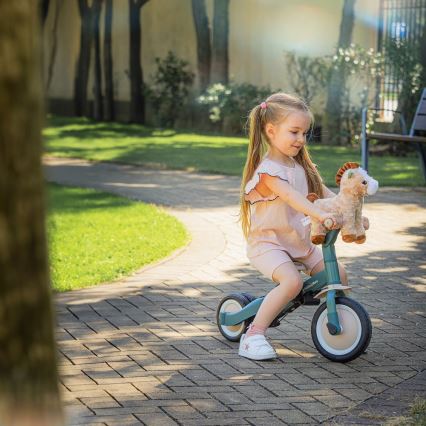 PETITE&MARS - Driewieler voor kinderen 5in1 TURBO Misty Green