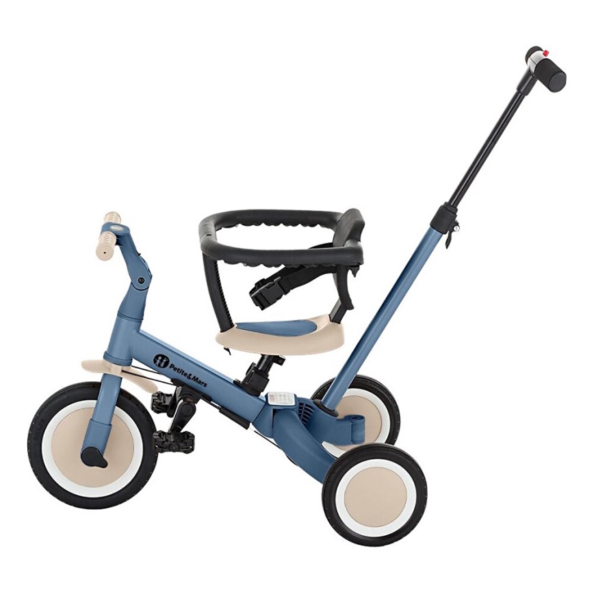 PETITE&MARS - Driewieler voor kinderen 5in1 TURBO Ocean Blue