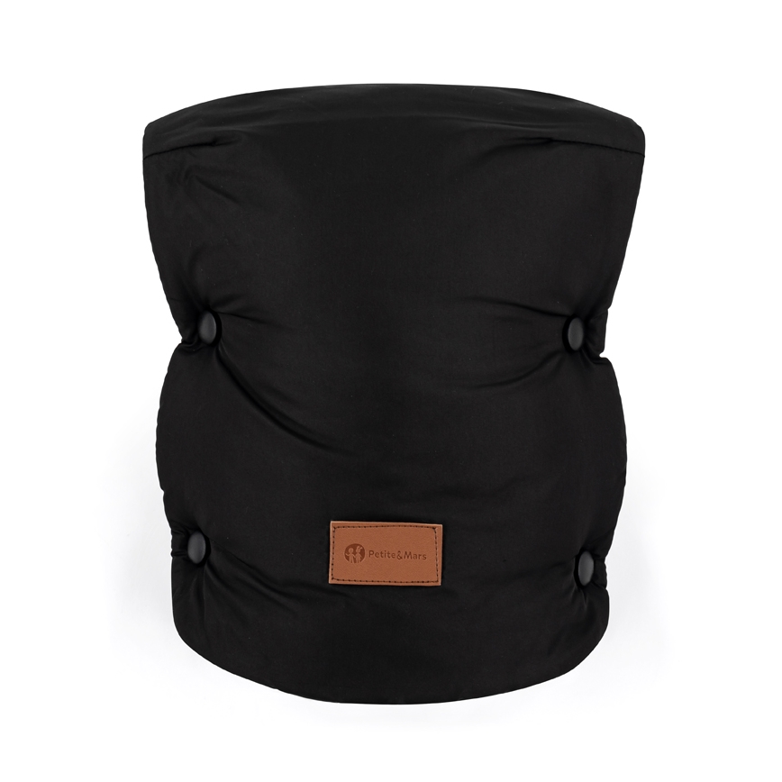 PETITE&MARS - Handwarmers voor een Kinderwagen JASIE zwart