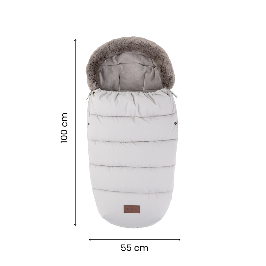 PETITE&MARS - Kinder-voetenzak 4-in-1 COMFY Mocha Mousse