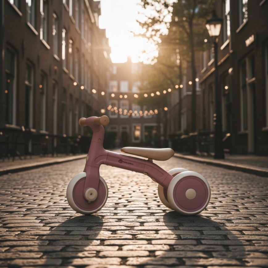 PETITE&MARS - Kinderdriewieler 3-in-1 BINGO Dusty Rose