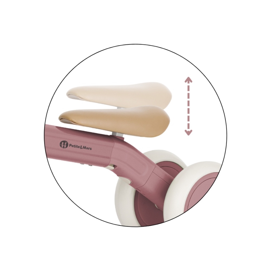 PETITE&MARS - Kinderdriewieler 3-in-1 BINGO Dusty Rose