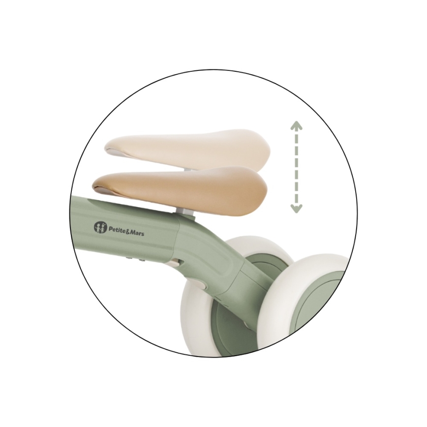 PETITE&MARS - Kinderdriewieler 3-in-1 BINGO Saliegroen