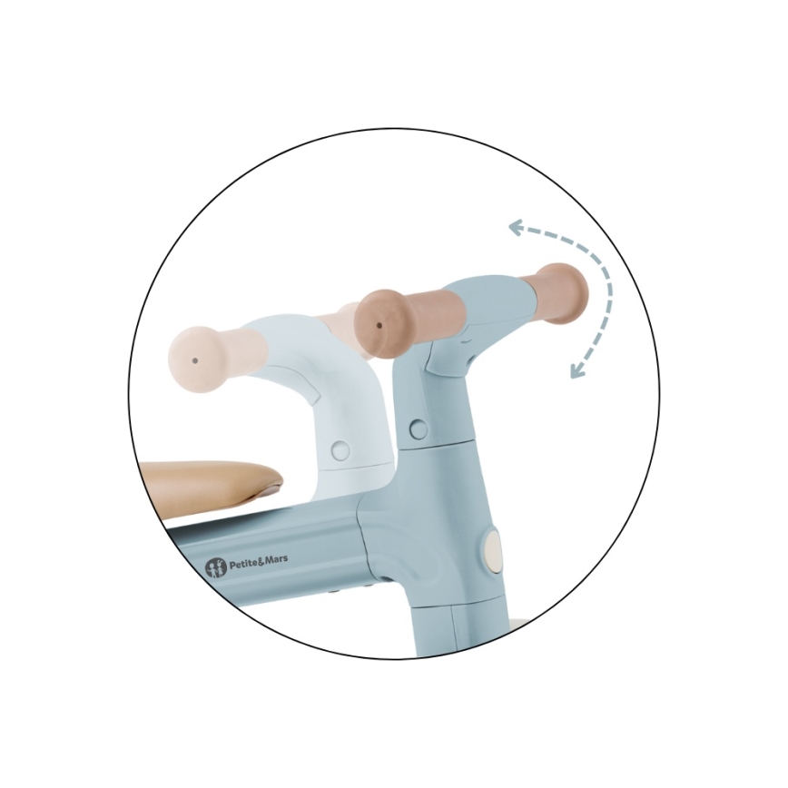 PETITE&MARS - Kinderdriewieler 3-in-1 BINGO Stering Blue