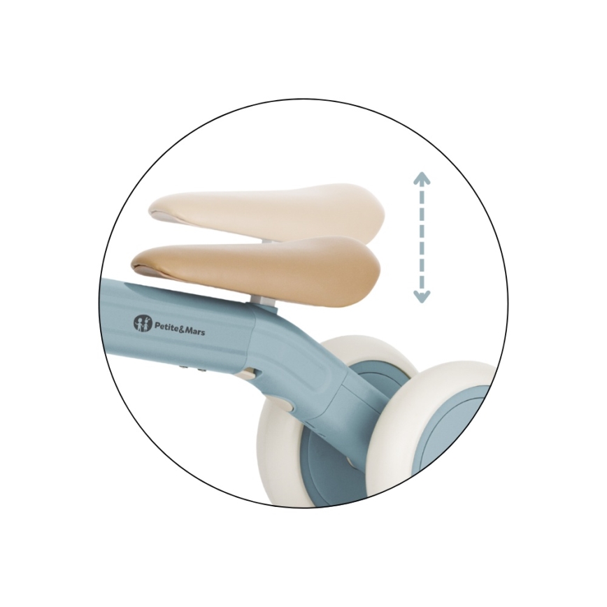 PETITE&MARS - Kinderdriewieler 3-in-1 BINGO Stering Blue