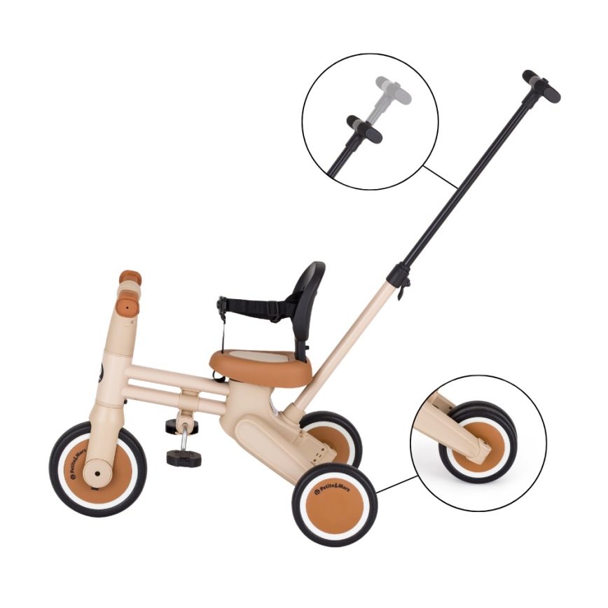 PETITE&MARS - Kinderdriewieler 4-in-1 DRIFT Desert Sand