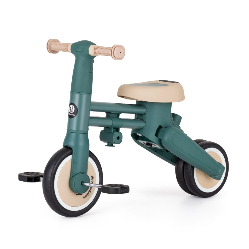 PETITE&MARS - Kinderdriewieler 4-in-1 DRIFT Misty Green