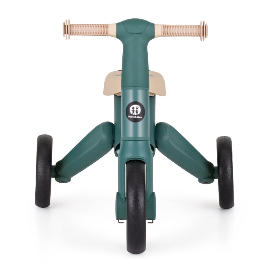 PETITE&MARS - Kinderdriewieler 4-in-1 DRIFT Misty Green
