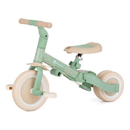 PETITE&MARS - Kinderdriewieler 5-in-1 TURBO LIMITED Green Twist