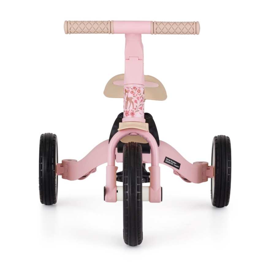 PETITE&MARS - Kinderdriewieler 5-in-1 TURBO LIMITED Rosy Wilderness