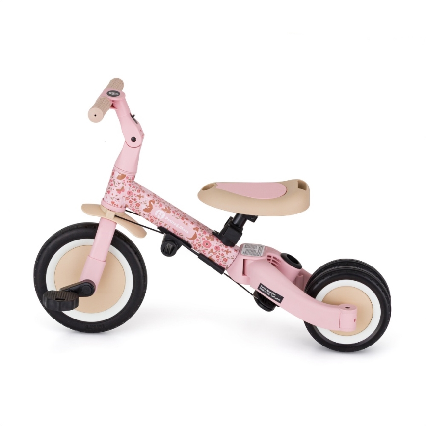 PETITE&MARS - Kinderdriewieler 5-in-1 TURBO LIMITED Rosy Wilderness