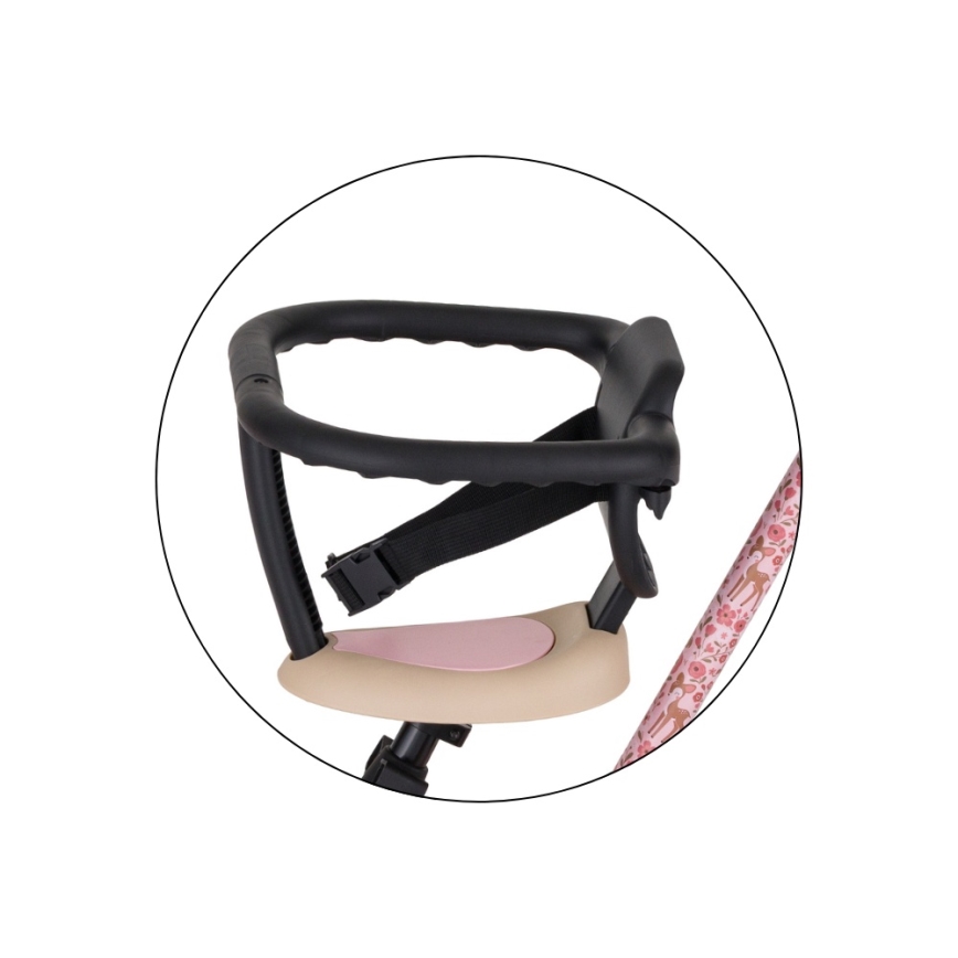 PETITE&MARS - Kinderdriewieler 5-in-1 TURBO LIMITED Rosy Wilderness