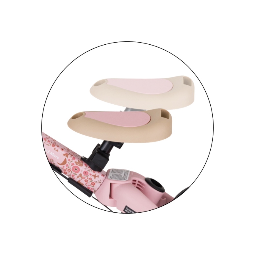 PETITE&MARS - Kinderdriewieler 5-in-1 TURBO LIMITED Rosy Wilderness