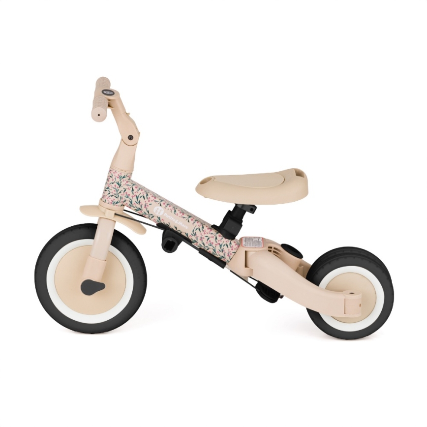 PETITE&MARS - Kinderdriewieler 5-in-1 TURBO Pink Meadow
