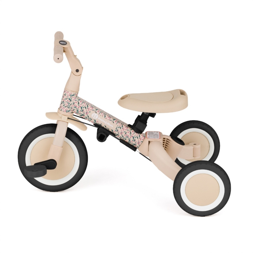 PETITE&MARS - Kinderdriewieler 5-in-1 TURBO Pink Meadow