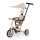 PETITE&MARS - Kinderdriewieler 5-in-1 TURBO PLUS Desert Sand