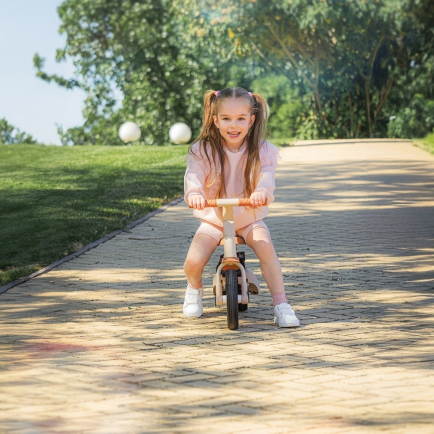 PETITE&MARS - Kinderdriewieler 5-in-1 TURBO PLUS Desert Sand