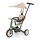 PETITE&MARS - Kinderdriewieler 5-in-1 TURBO PLUS Mistgroen
