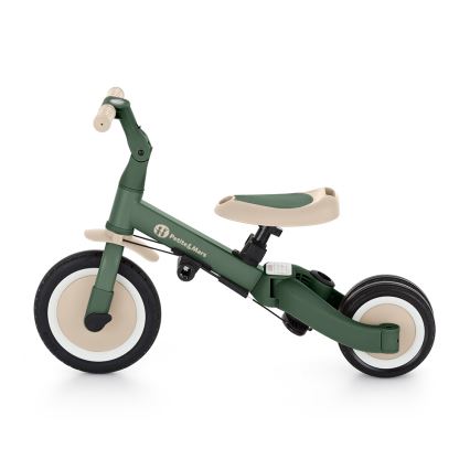 PETITE&MARS - Kinderdriewieler 5-in-1 TURBO PLUS Mistgroen