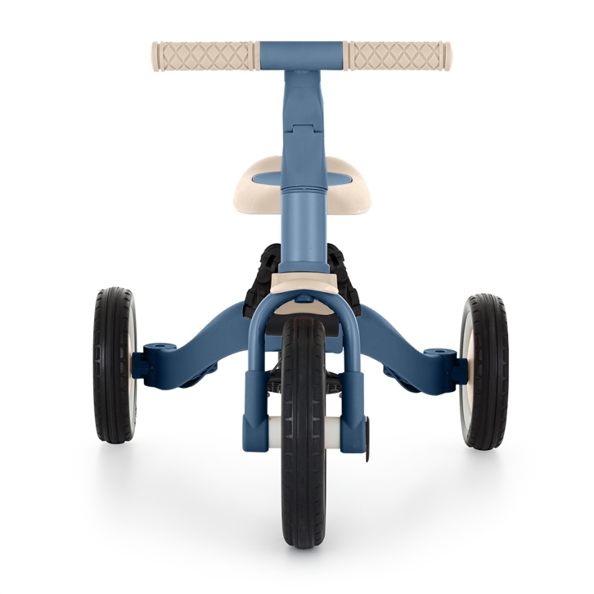 PETITE&MARS - Kinderdriewieler 5-in-1 TURBO PLUS Oceaanblauw