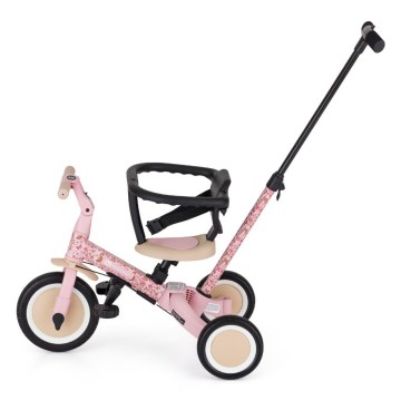 PETITE&MARS - Kinderdriewieler 5-in-1 TURBO Rosy Wilderness