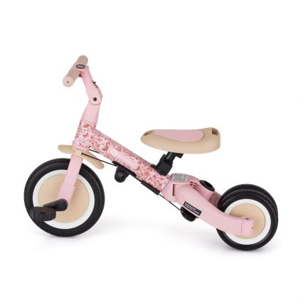 PETITE&MARS - Kinderdriewieler 5-in-1 TURBO Rosy Wilderness