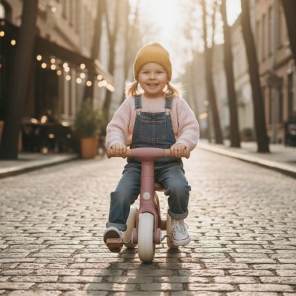 PETITE&MARS - Kinderloopfiets 3-in-1 BINGO Oudroze
