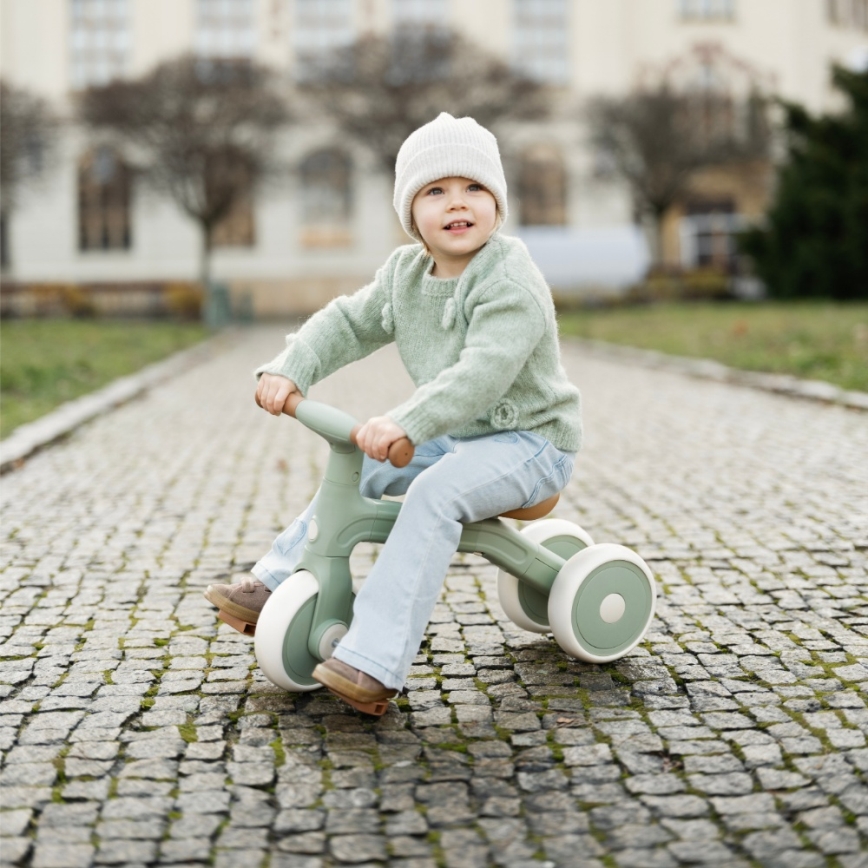 PETITE&MARS - Kinderloopfiets 3-in-1 BINGO Saliegroen