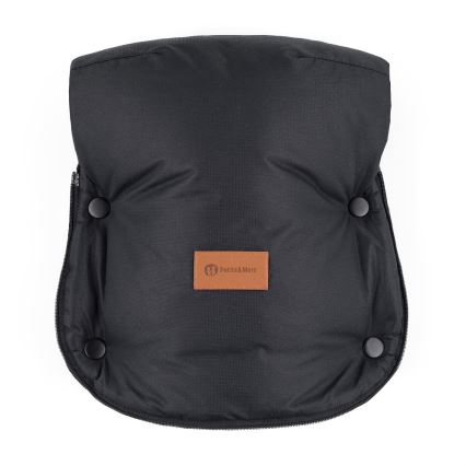 PETITE&MARS - Kinderwagen handwarmer FURRY Forever Black