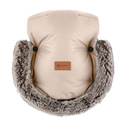 PETITE&MARS - Kinderwagen handwarmer FURRY Roos Petal