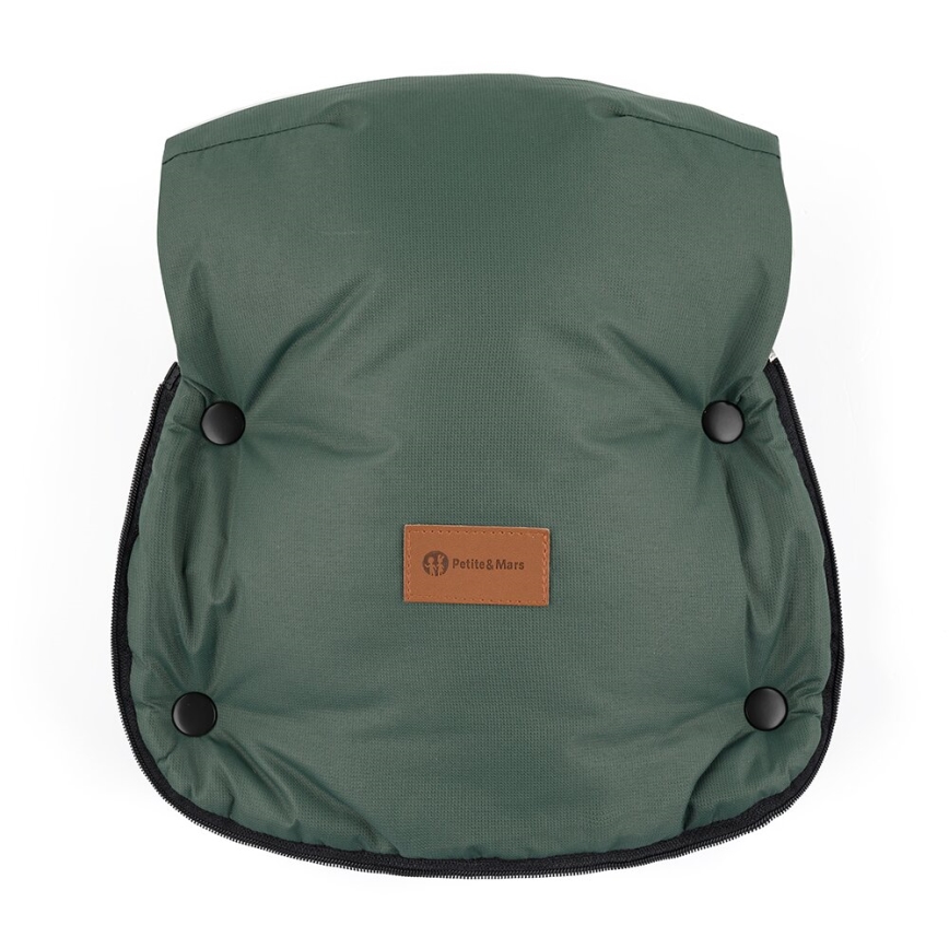 PETITE&MARS - Kinderwagen handwarmer FURRY Veritable Khaki