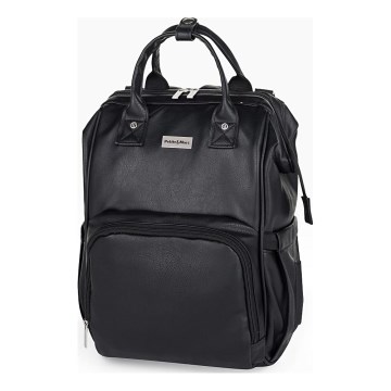 PETITE&MARS - Luiertas rugzak voor kinderwagen JASPER zwart