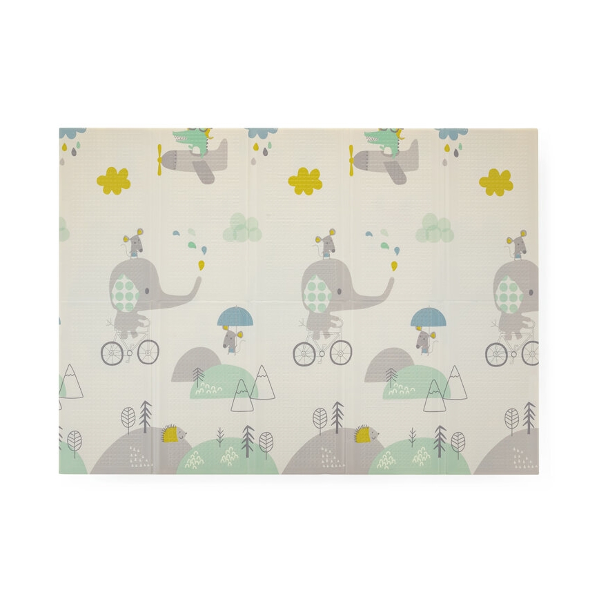 PETITE&MARS - Opvouwbaar speelkleed CAMPY ELEPHANT&FOX