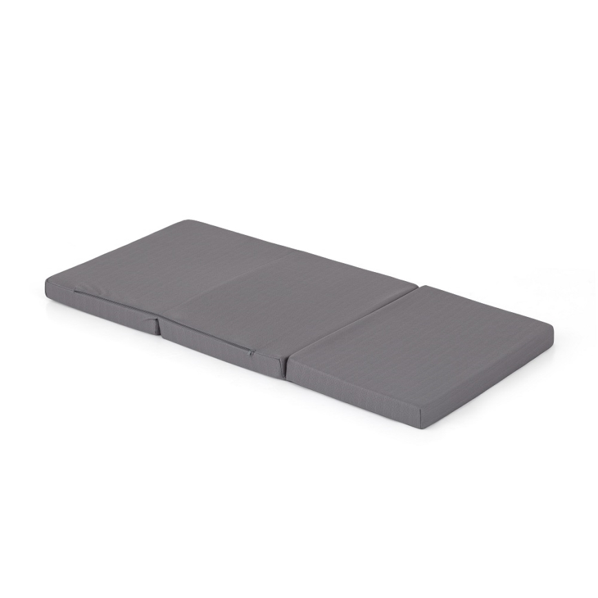 PETITE&MARS - Opvouwbare reismatras FOLDIE 120x60 cm grijs