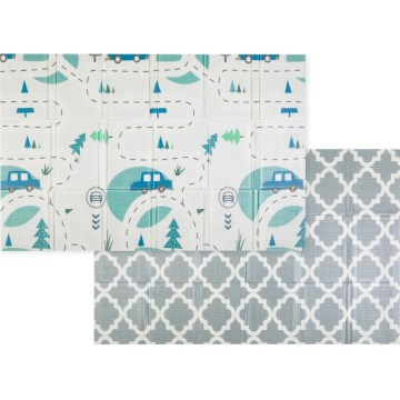 PETITE&MARS - Opvouwbare speelmat CAMPY Cars&Arabesca