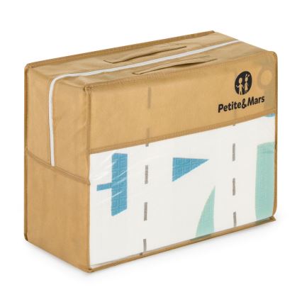 PETITE&MARS - Opvouwbare speelmat CAMPY Cars&Arabesca
