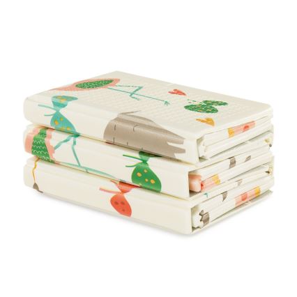 PETITE&MARS - Opvouwbare speelmat CAMPY Dieren&Hexagon