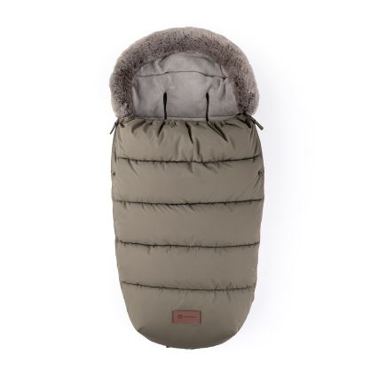 PETITE&MARS - SET Kinder-voetenzak 4-in-1 COMFY + handverwarmers voor kinderwagen FURRY Mocha Mousse
