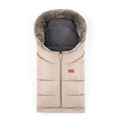 PETITE&MARS - SET Baby voetenzak 4in1 ARCTIC + stroller hand muffs FURRY Roos Petal