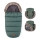 PETITE&MARS - SET Babyvoetenzak 4-in-1 COMFY + FURRY Khaki handmoffen voor kinderwagen